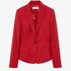 MNG red blazer